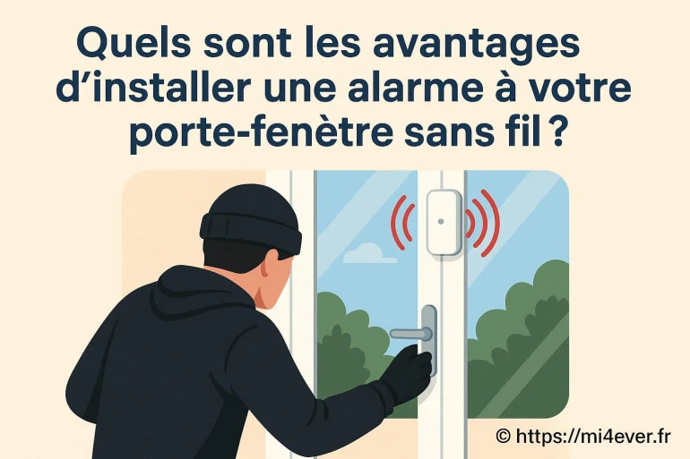 Avantages d’installer une alarme porte et fenêtre sans fil
