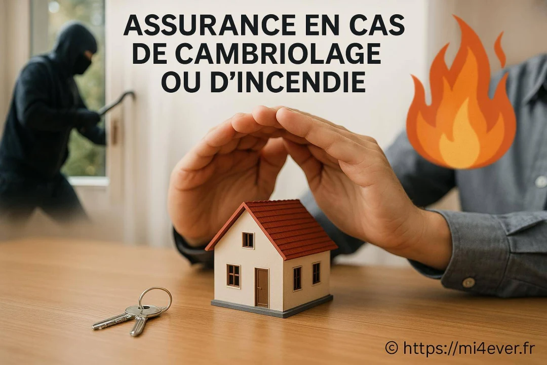 Assurance en cas de cambriolage ou d'incendie