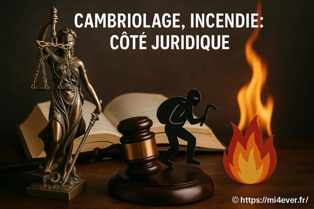 Cambriolage, Incendie : Coté Juridique