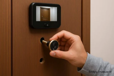 Installer un judas numérique sans percer la porte : comment faire facilement