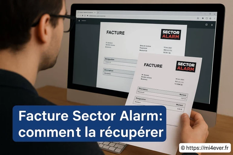 Facture Sector Alarm : comment la récupérer facilement ?
