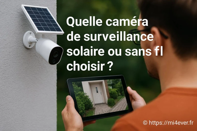 Quelle caméra de surveillance solaire ou sans fil choisir ?