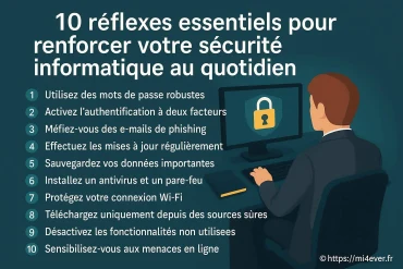 10 réflexes essentiels pour renforcer votre sécurité informatique au quotidien