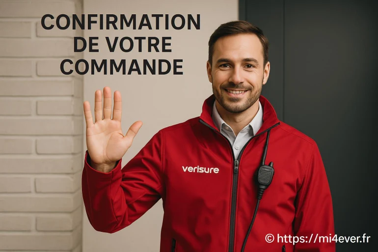 Confirmation de l’envoi de votre demande chez verisure