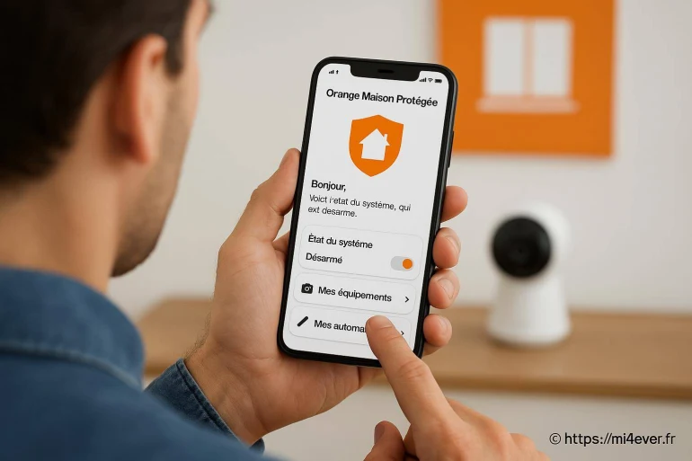 Guide d’utilisation au quotidien pour gérer et personnaliser orange maison protégée depuis l’application