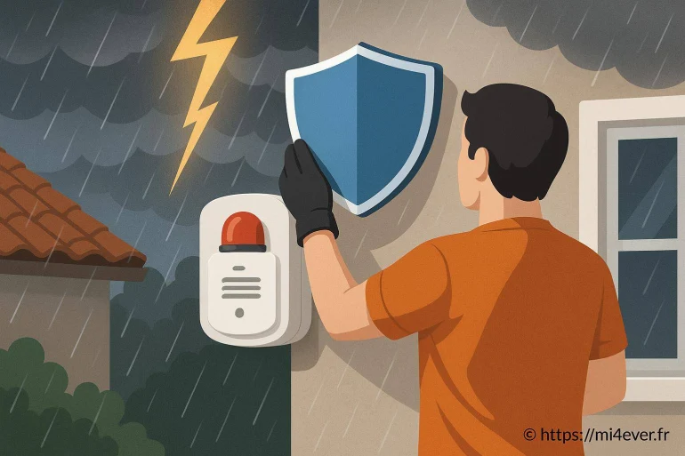 Protéger son alarme contre la foudre : conseils et solutions efficaces