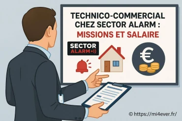 Technico-commercial chez Sector Alarm : quelles missions et quel salaire ?