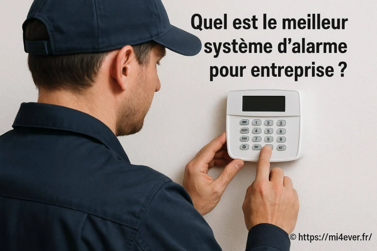 Quel est le meilleur système d'alarme pour entreprise en 2025