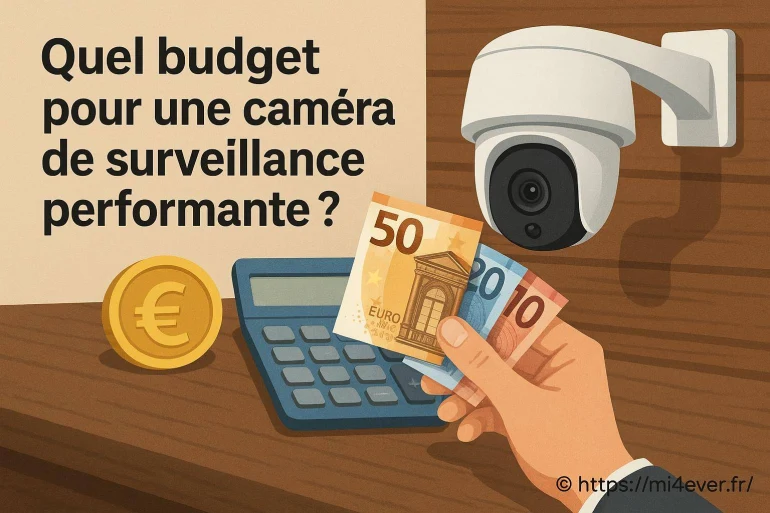 Quel budget prévoir pour une caméra de surveillance performante