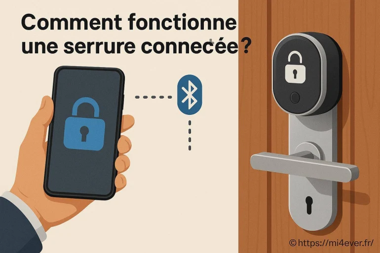 Comment fonctionne une serrure connectée