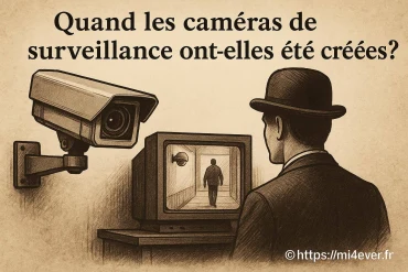 Quand les caméras de surveillance ont-elles été créées ?