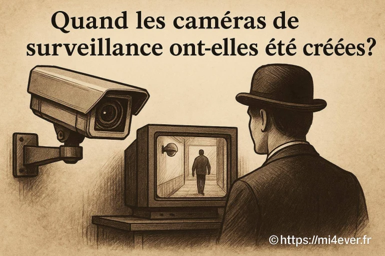 Quand les caméras de surveillance ont-elles été créées ?