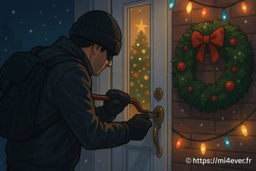 Cambriolages à Noël : conseils pour se protéger efficacement