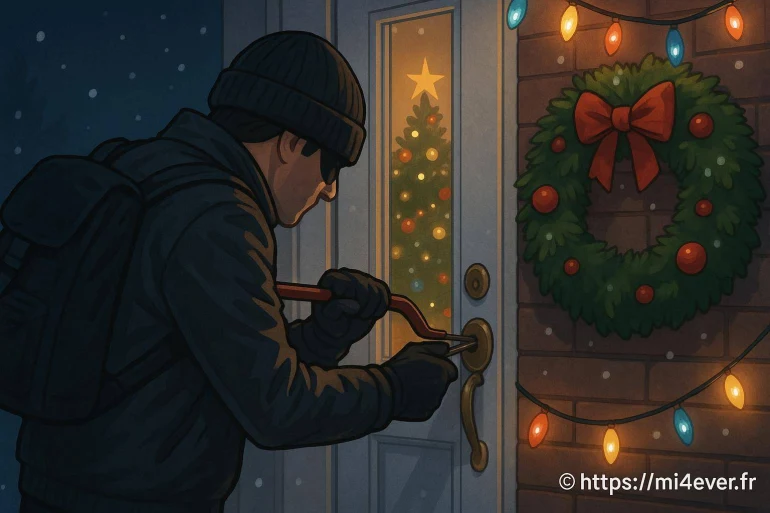 Cambriolages à Noël : conseils pour se protéger efficacement