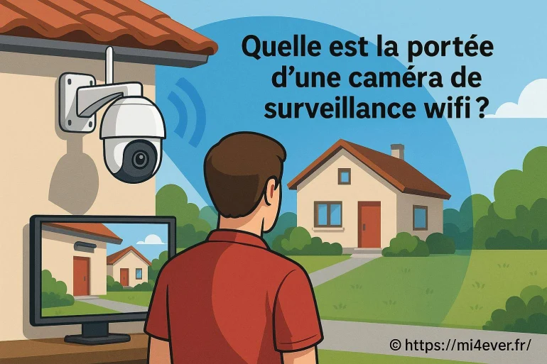 Quelle est la portée d'une caméra de surveillance wifi