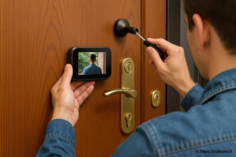 Judas numérique pour porte blindée : conseils pratiques pour une installation réussie
