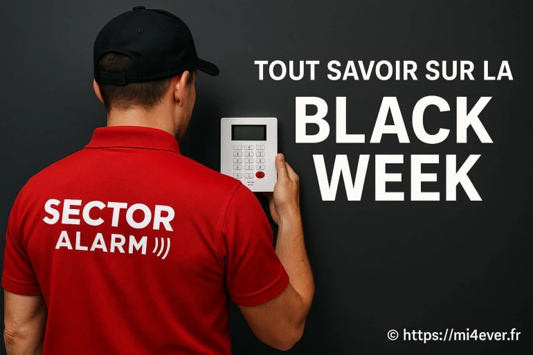Tout savoir sur la Black Week de Sector Alarm et ses offres de sécurité