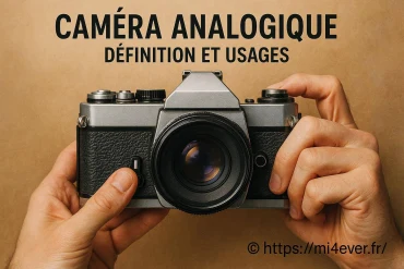 Caméra analogique : définition, fonctionnement et principaux usages