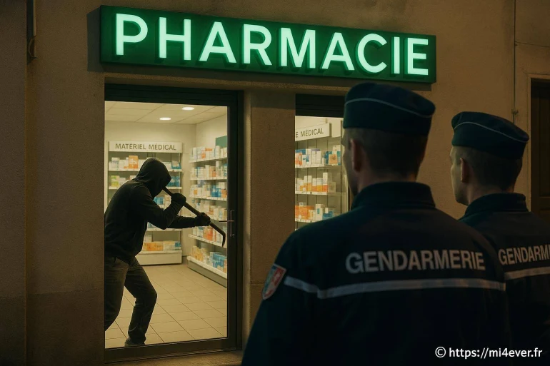Tentative de cambriolage dans une pharmacie à cervione sous les yeux des gendarmes