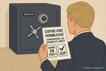 Coffre fort homologué : comprendre les normes et labels de sécurité