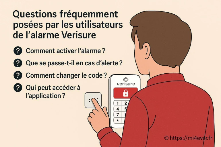 Faq systèmes d'alarme avec télésurveillance verisure : réponses aux questions fréquentes