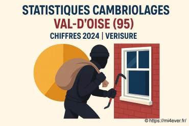 Statistiques cambriolages dans le Val-d'Oise en 2025 : chiffres et prévention
