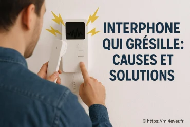 Interphone qui grésille : quelles sont les causes et comment y remédier