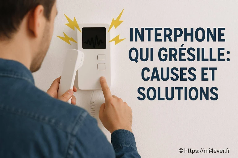 Interphone qui grésille : quelles sont les causes et comment y remédier