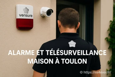 Alarme et télésurveillance maison à Toulon pour une sécurité optimale