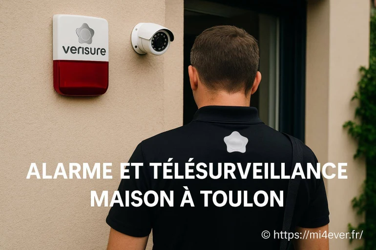 Alarme et télésurveillance maison à Toulon pour une sécurité optimale
