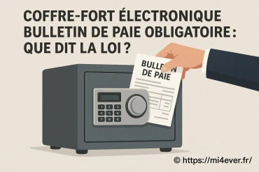 Coffre-fort électronique pour bulletin de paie : que dit la loi ?