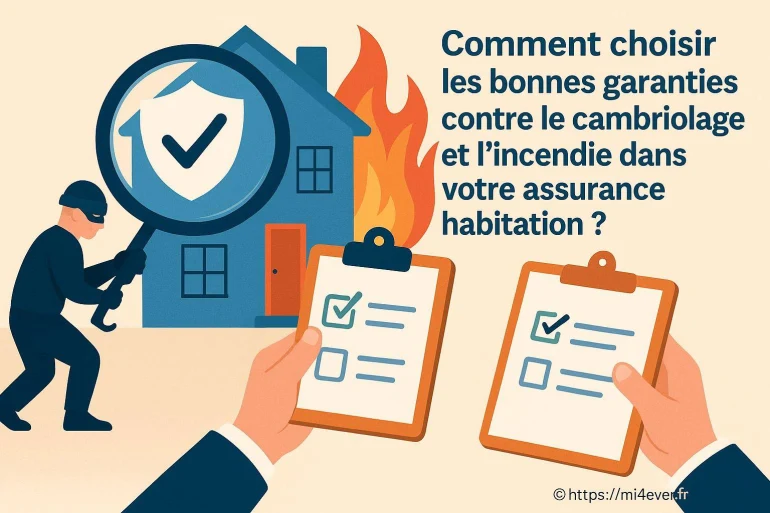 Comment choisir les bonnes garanties contre le cambriolage et l’incendie dans votre assurance habitation ?