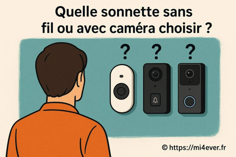 Quelle sonnette sans fil ou avec caméra choisir pour sécuriser votre maison ?