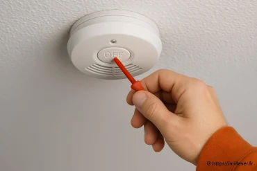 Comment désactiver un détecteur de fumée en toute sécurité ?