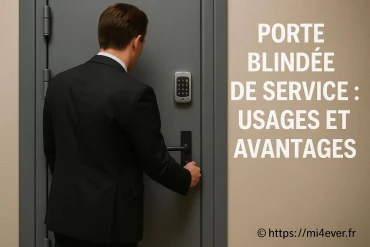 Porte blindée de service : quels usages et avantages pour votre sécurité ?