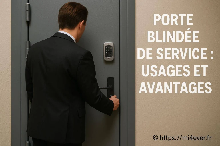 Porte blindée de service : quels usages et avantages pour votre sécurité ?