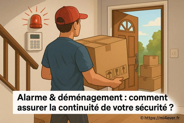 Déménagement et alarme : comment assurer la continuité de votre sécurité