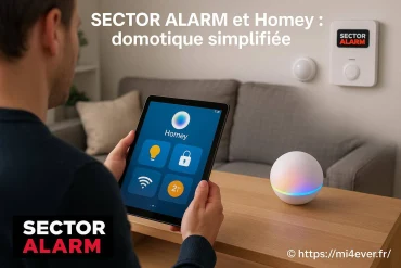 Sector alarm et homey : domotique simplifiée pour une maison connectée