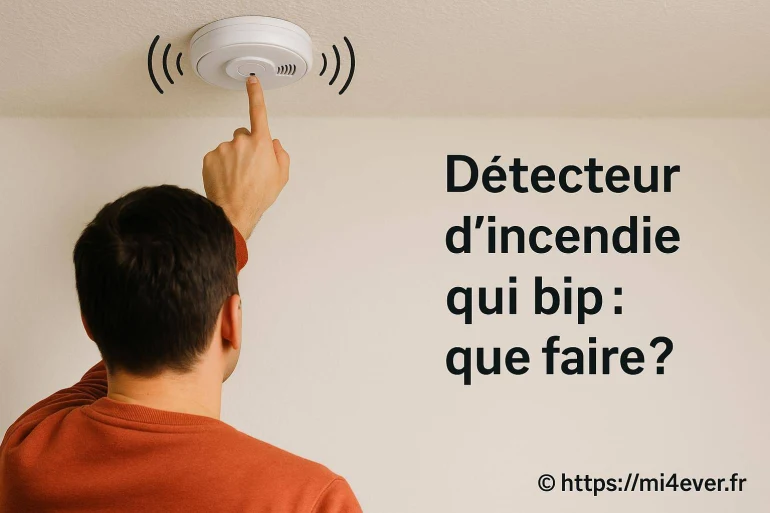 Détecteur d’incendie qui bip : que faire pour arrêter les alarmes ?