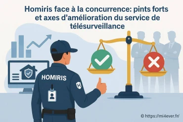 Homiris face à la concurrence : quels sont ses points forts et ses axes d’amélioration en télésurveillance ?