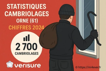 Statistiques des cambriolages dans l'Orne en 2025 : chiffres et conseils