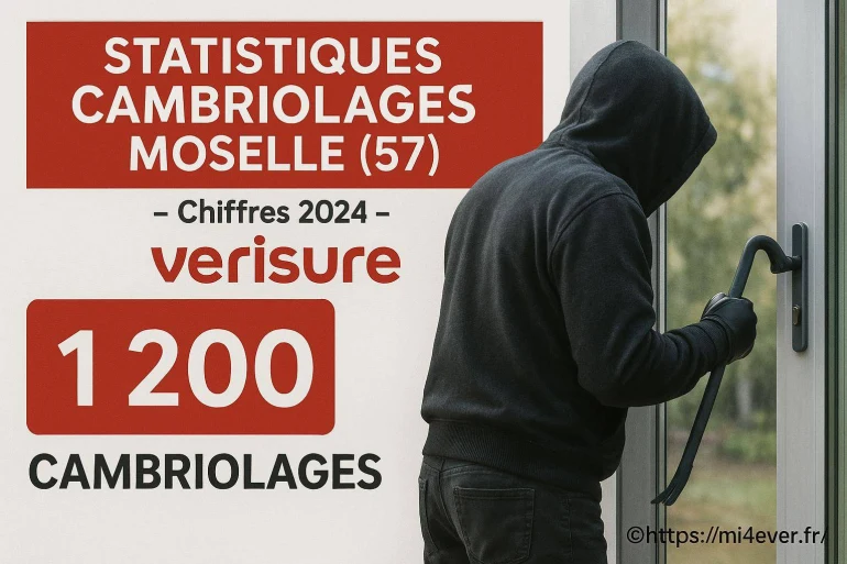 Statistiques des cambriolages en moselle en 2024 : chiffres et prévention