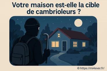 Votre maison est-elle la cible de cambrioleurs ? facteurs de risque et prévention