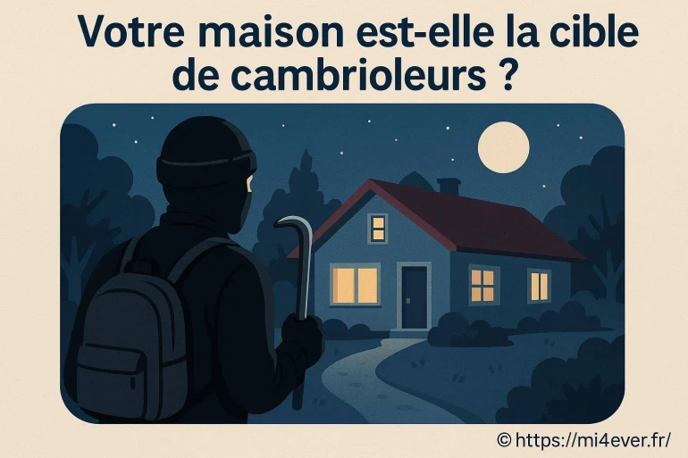 Votre maison est-elle la cible de cambrioleurs ? facteurs de risque et prévention