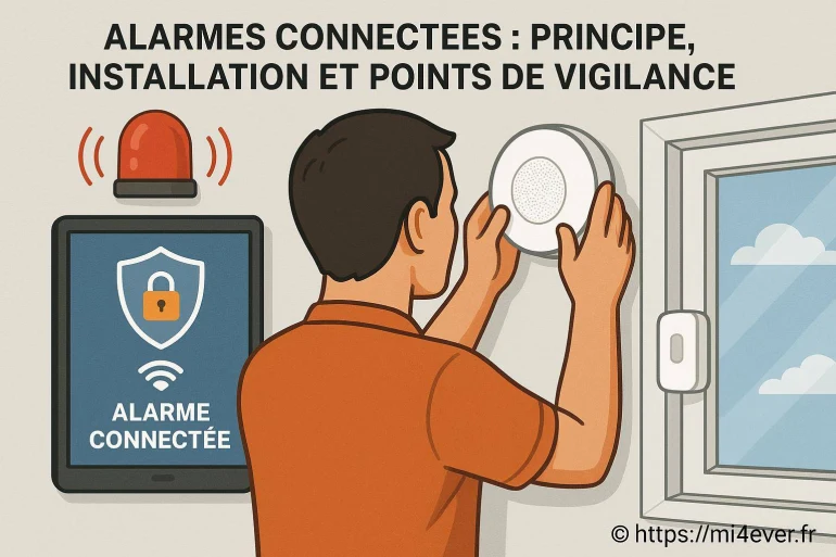 Alarmes connectées : comprendre leur principe, installation et points de vigilance