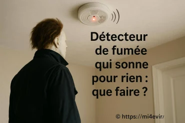 Détecteur de fumée qui sonne pour rien : que faire pour éviter les fausses alertes ?