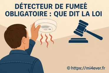 Détecteur de fumée obligatoire : que dit la loi en 2025