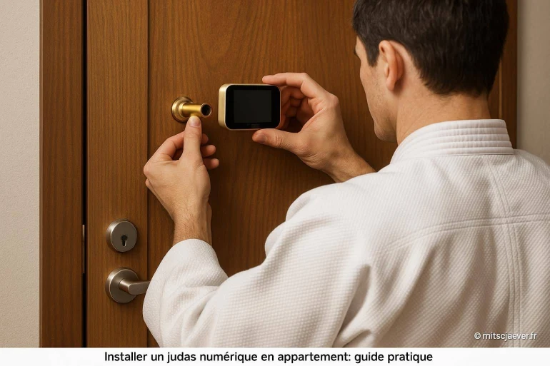 Installer un judas numérique en appartement : comment faire facilement ?