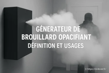 Générateur de brouillard opacifiant : définition, fonctionnement et usages