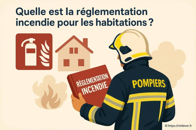 Réglementation incendie habitation : règles et normes à respecter en 2025